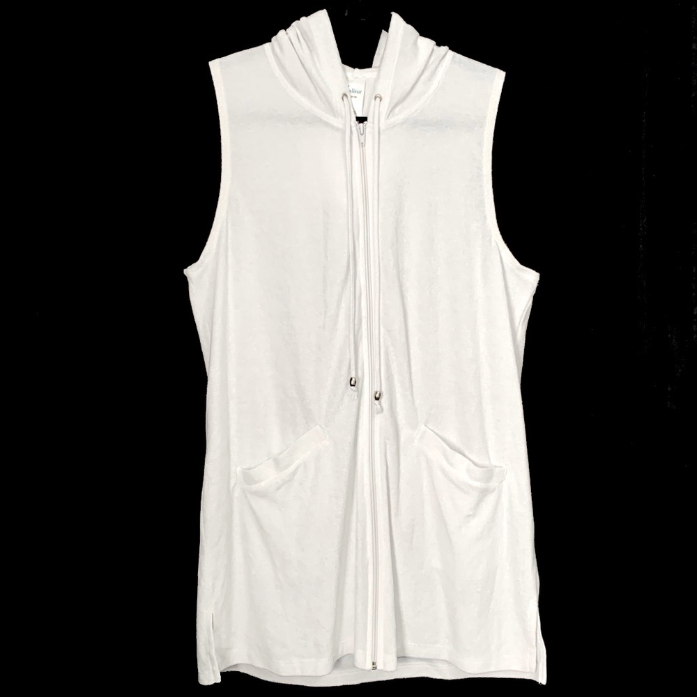 Catalina Hooded Sleeveless Swim Coverup